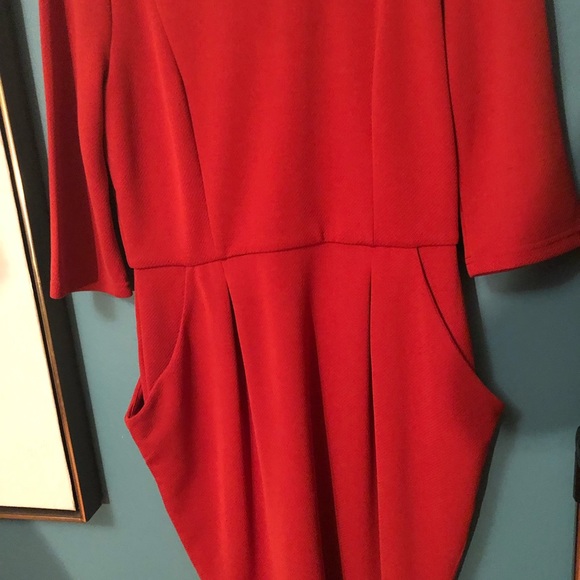 Darling Dress with Front Pockets and Back Zipper - Picture 2 of 6